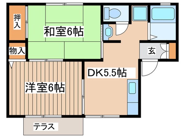 セレナ南湖の物件間取画像